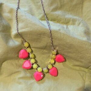 Chic Pink and Yellow Necklace